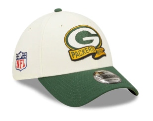 Green Bay Packers 2022 New Era 39THIRTY NFL Sideline On-Field Cap Flex Hat M/L