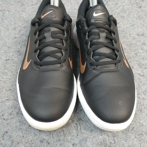 New Nike Vapor Golf Shoes Black Rose Gold Spikeless AQ2324-001 Womens Sz 5