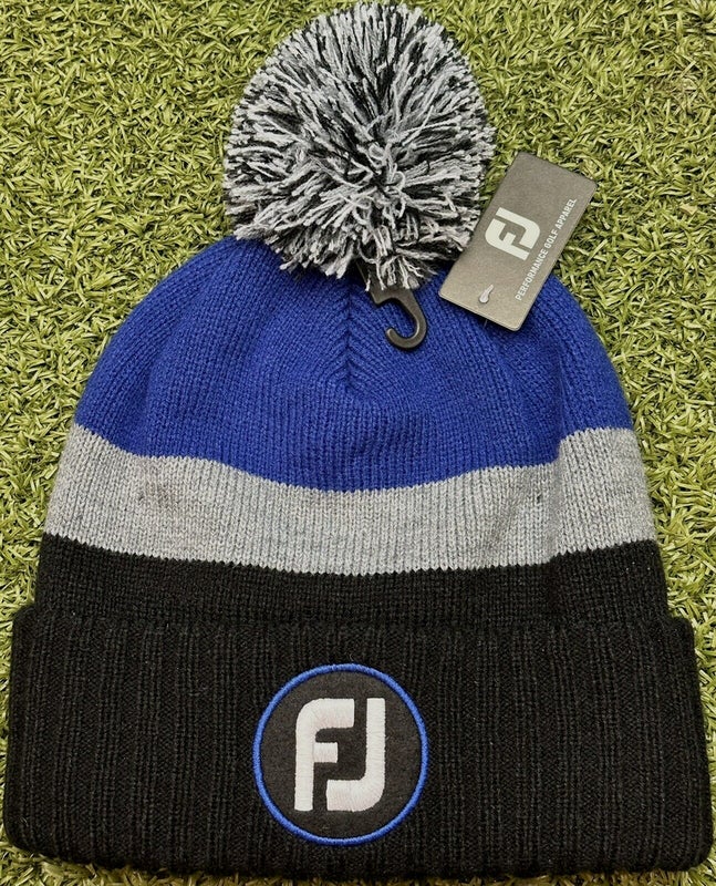 FootJoy FJ Pom Pom Knit Hat Winter Beanie