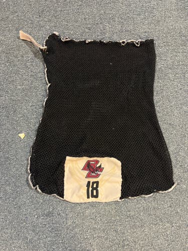 Used Black Boston College Laundry Bag #18 Newhook