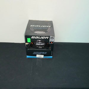 New XS Bauer IMS 11.0 Helmet Black ( with orange highlights )