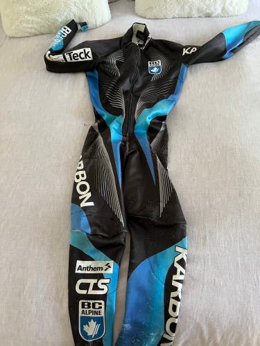 Used Large Karbon Ski Suit FIS Legal
