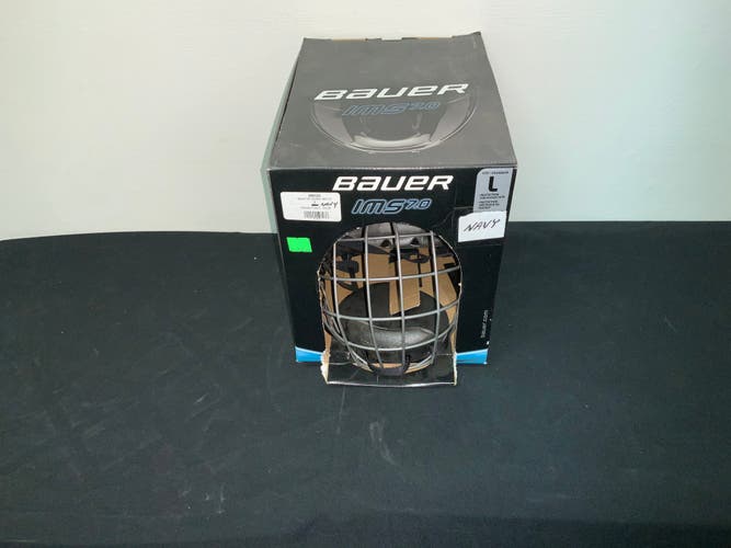 New Large Bauer IMS 7.0 Helmet combo Navy