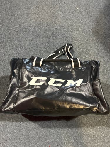 Lightly Used Black CCM St. Cloud State Coaches Bag