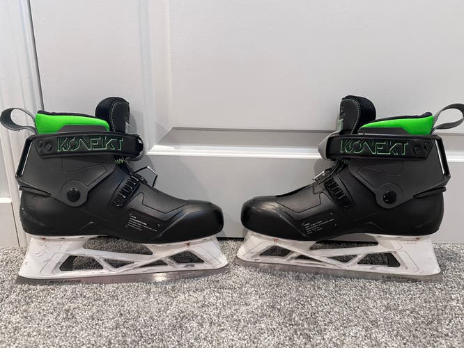 Used Bauer Regular Width  Size 8 Konekt Hockey Goalie Skates