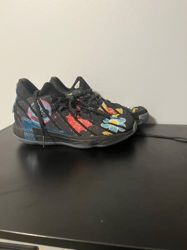 Used Size 12 Adidas Dame 7 Day Of The Dead Shoes