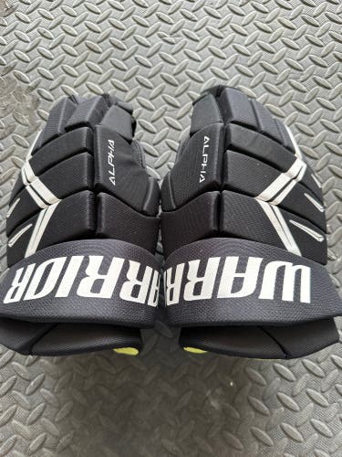 Used Warrior 14"  Alpha DX5 Gloves