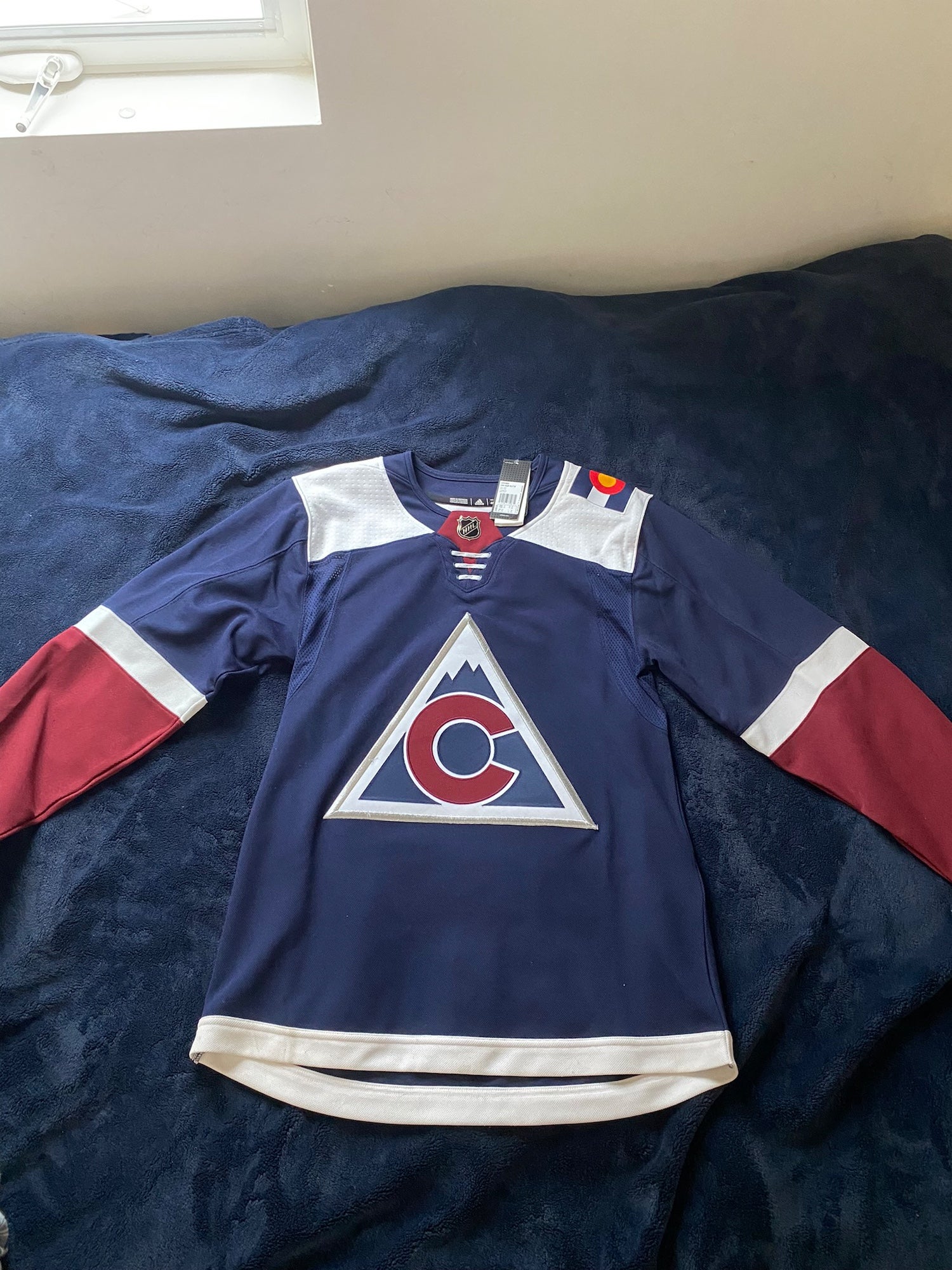 Colorado Avalanche Navy 2021 Alternate Custom NHL Authentic Jersey