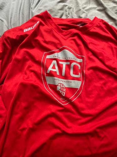 Red Used ATC Adult Unisex Bauer Goalie Jersey