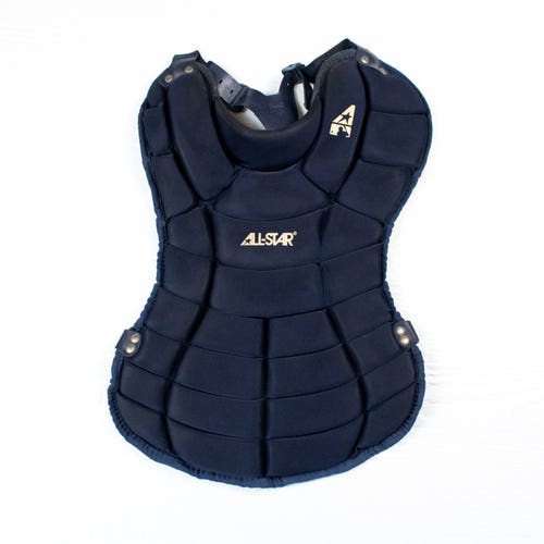All-Star CP11 Pro Catchers Chest Protector Baseball Youth Navy Blue