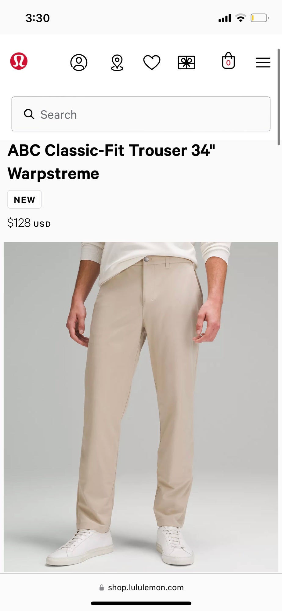 ABC Classic-Fit Trouser 32L *Warpstreme