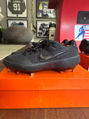 Black Men's Metal Low Top Nike Alpha Huarache Elite 2