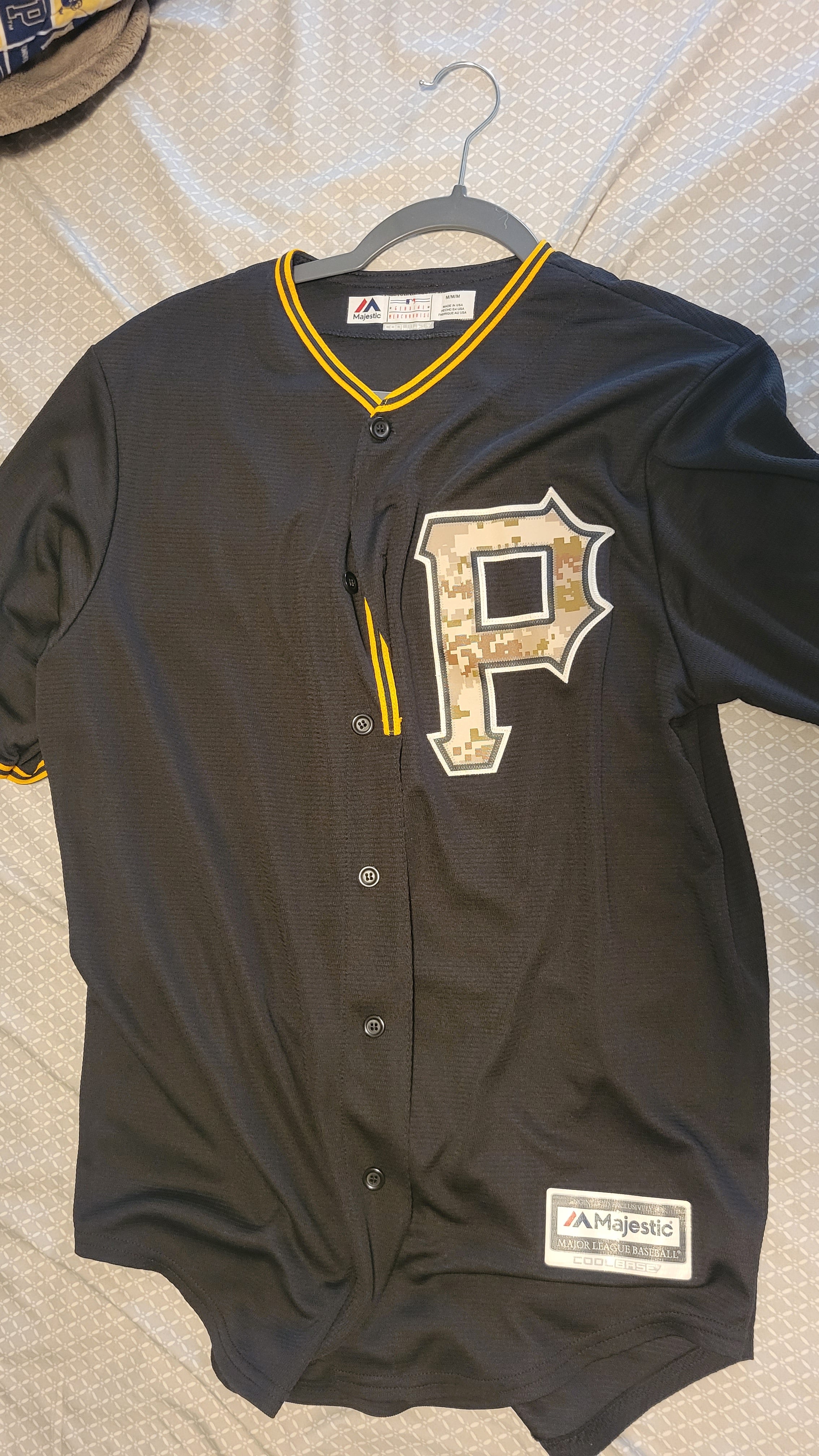 Nike, Shirts, Nike Pittsburgh Pirates Cooperstown Retro Polo Shirt Dri Fit  Medium