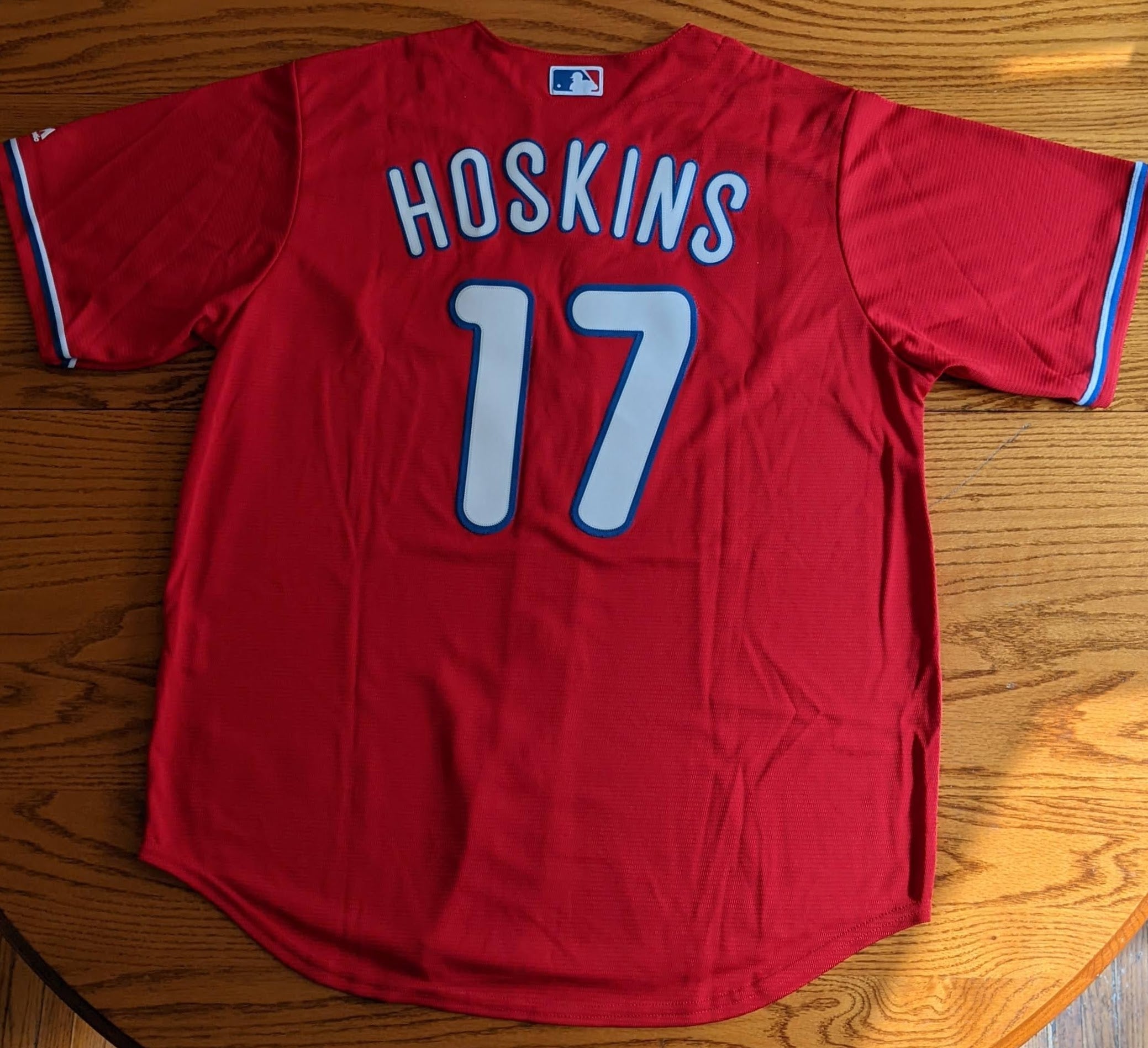 New Rhys Hoskins Phillies Jersey - Large Adult Unisex Majestic