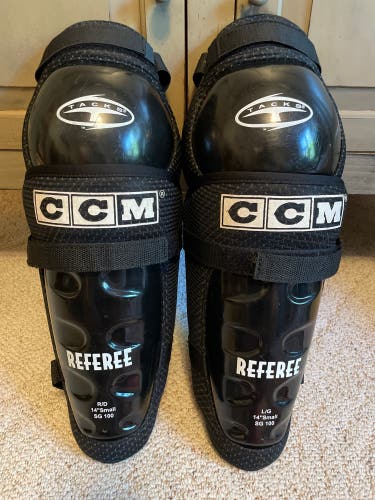 Used CCM  Referee Shin Pads - 14”