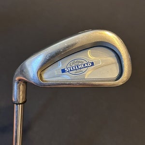 LEFT HAND CALLAWAY SteelHead X-14 SINGLE 6 Iron Stock Steel Constant Weight LH
