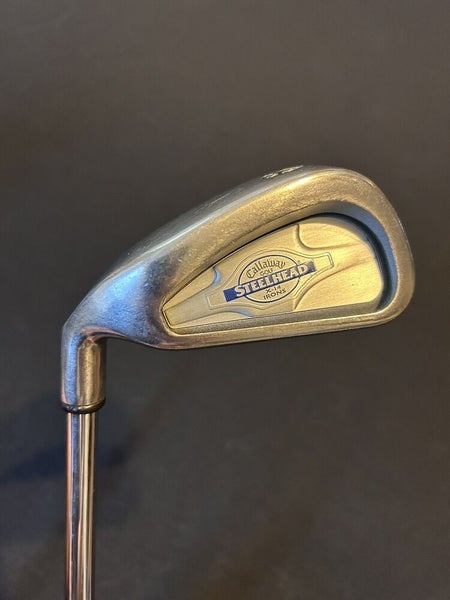 LEFT HAND CALLAWAY SteelHead X-14 SINGLE 6 Iron Stock Steel Constant Weight LH