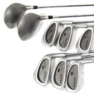 STRATOS KINGHT GOLF SET - 6 IRONS AND 3 & 5 WOODS - RH