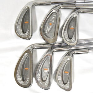 PING ORANGE EYE IRON SET - 6 IRONS SHAFT-36 1/4 IN - RIGHT HANDED