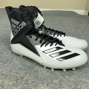 Adidas Mens Football Cleat 16 EE Wide White Black Lacrosse Shoe Freak High D1