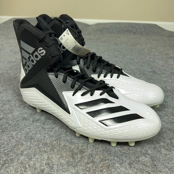 grundigt Ord Fjern Adidas Mens Football Cleat 16 EE Wide White Black Lacrosse Shoe Freak High  D4 | SidelineSwap