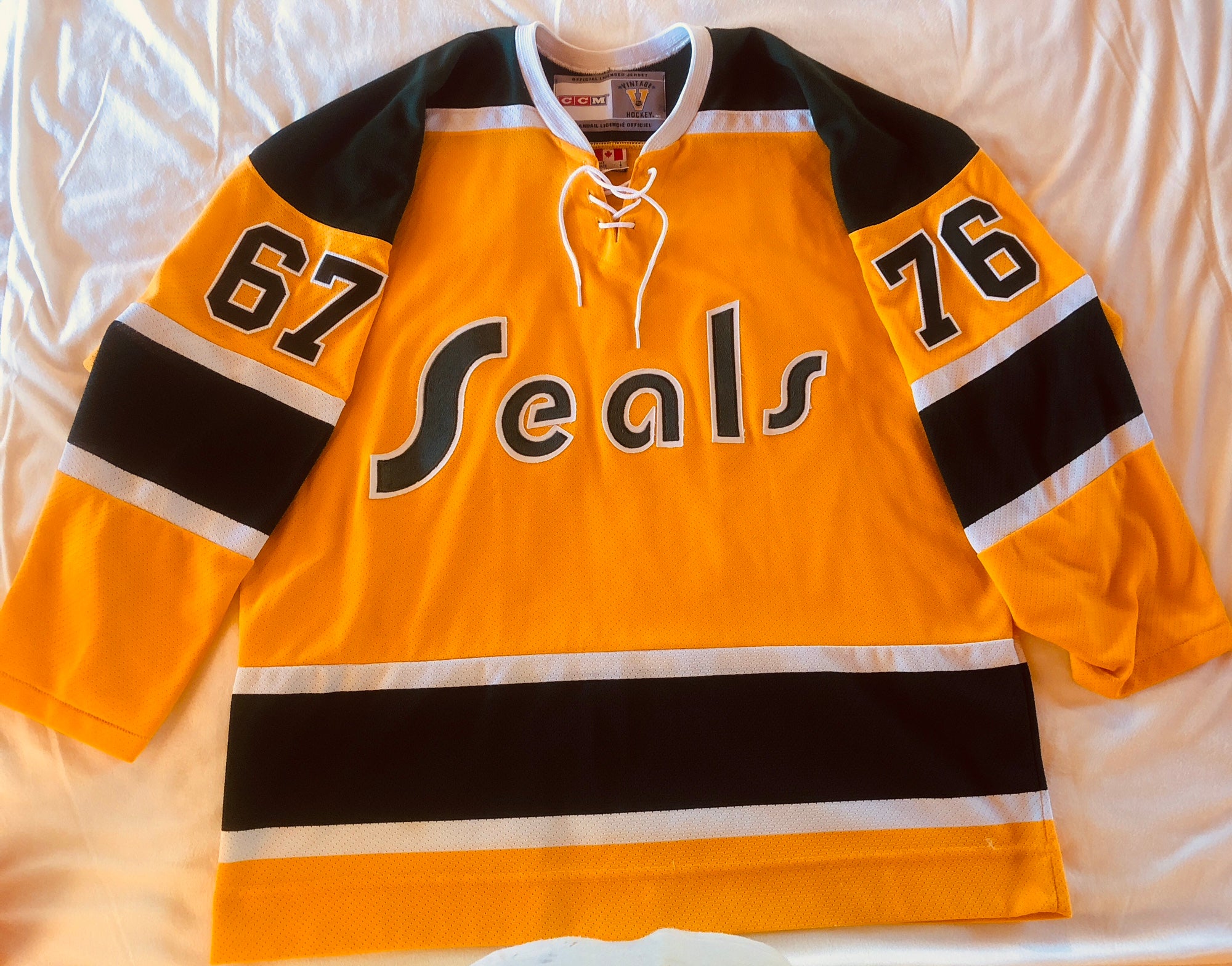 Any Name Number California Golden Seals Retro Custom Hockey Jersey