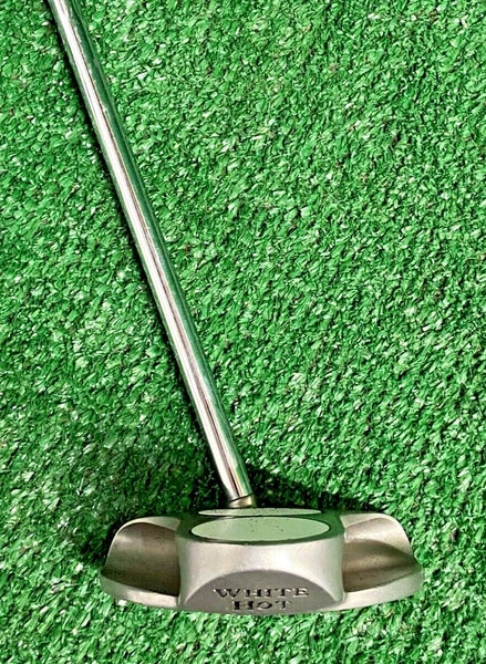 Odyssey White Hot 2-Ball CENTER-SHAFT Mallet Putter RH Fluted