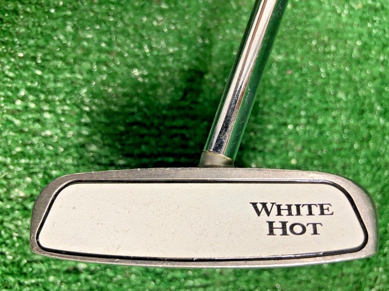 Odyssey White Hot 2-Ball CENTER-SHAFT Mallet Putter RH Fluted