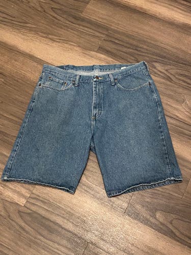 Wrangler Jean Company Men’s Denim Jean Shorts Waist Size 38 Blue