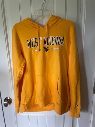 WVU Yellow XL Champion Sweatshirt
