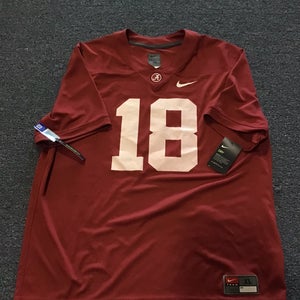NWT Alabama Crimson Tide Men’s XL Nike Team Jersey #18