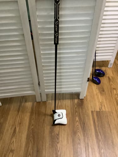 TAYLORMADE SPIDER Tour Black Putter with Head Cover, Like new