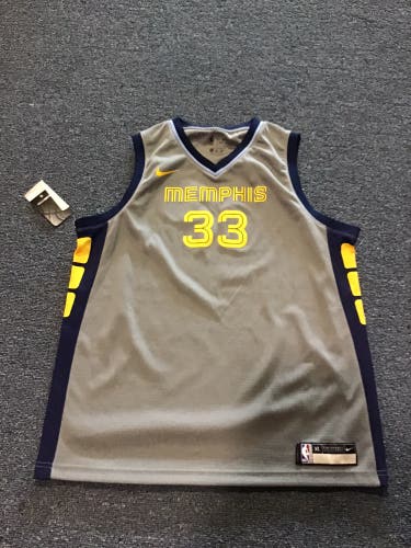NWT Memphis Grizzlies Youth XL Nike Jersey #33 Gasol