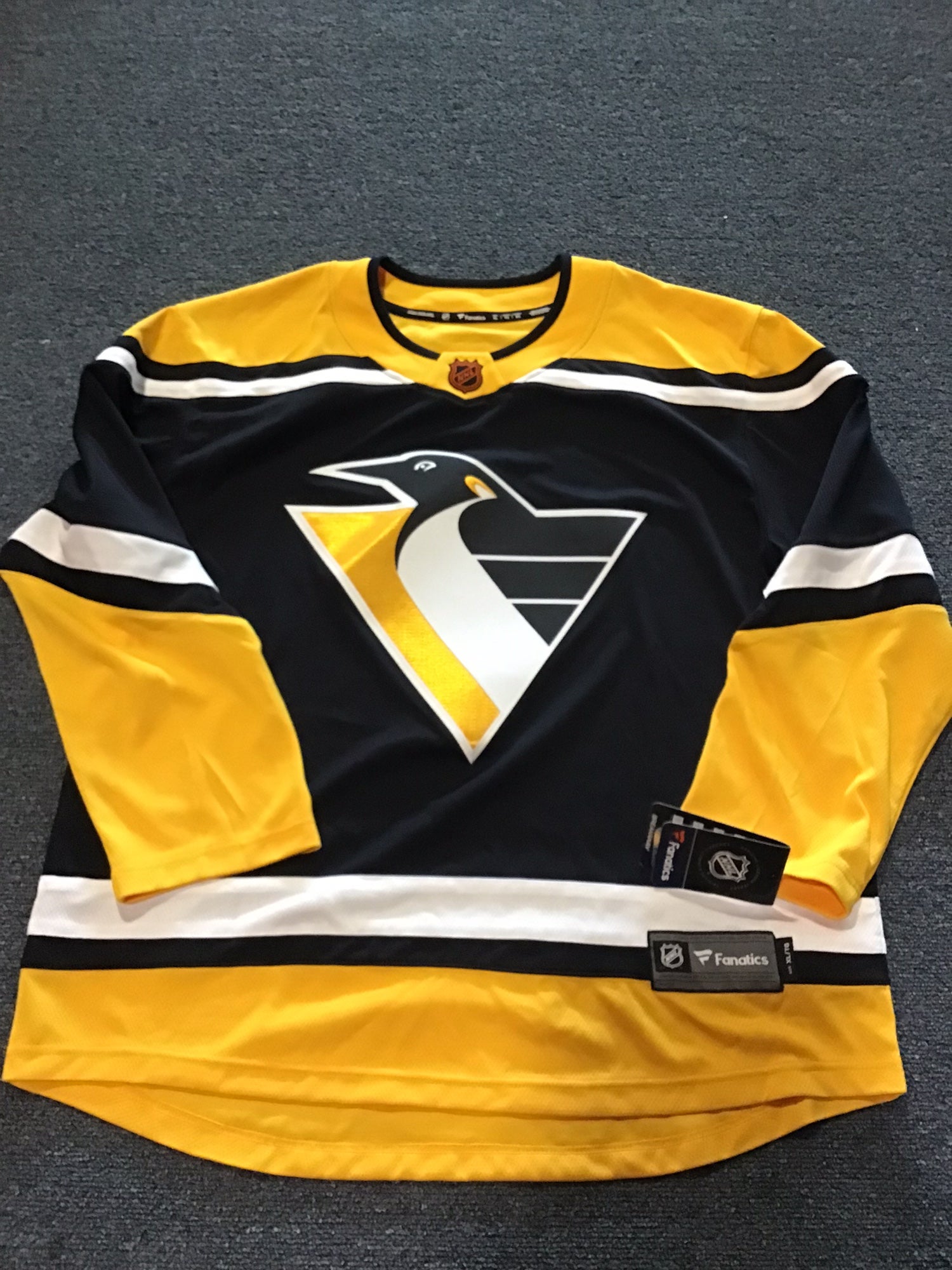 Fanatics Branded Pittsburgh Penguins Women's Gold Jersey Long Sleeve T-Shirt