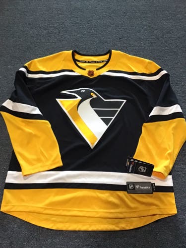 NWT Pittsburgh Penguins Men’s XL Fanatics Jersey Blank