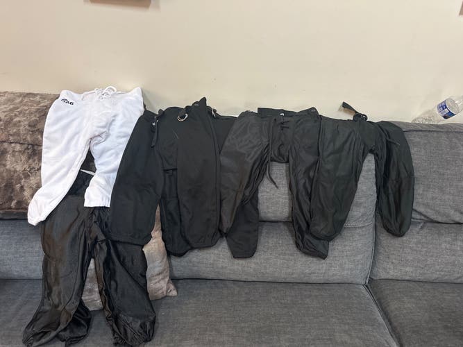 7 Black Small  Russell Game Pants