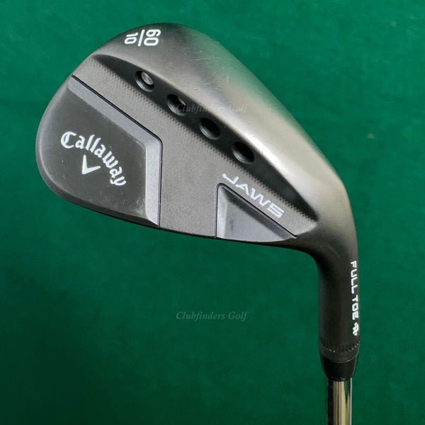 Callaway Jaws Full Toe Black 60-10 60° Lob Wedge Stepped Steel