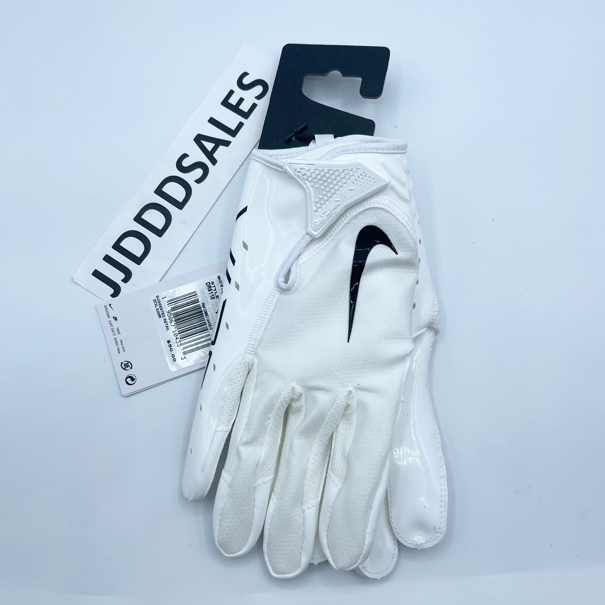 Nike Vapor Jet 7.0 Football Gloves White Black DR5110-112 Men's