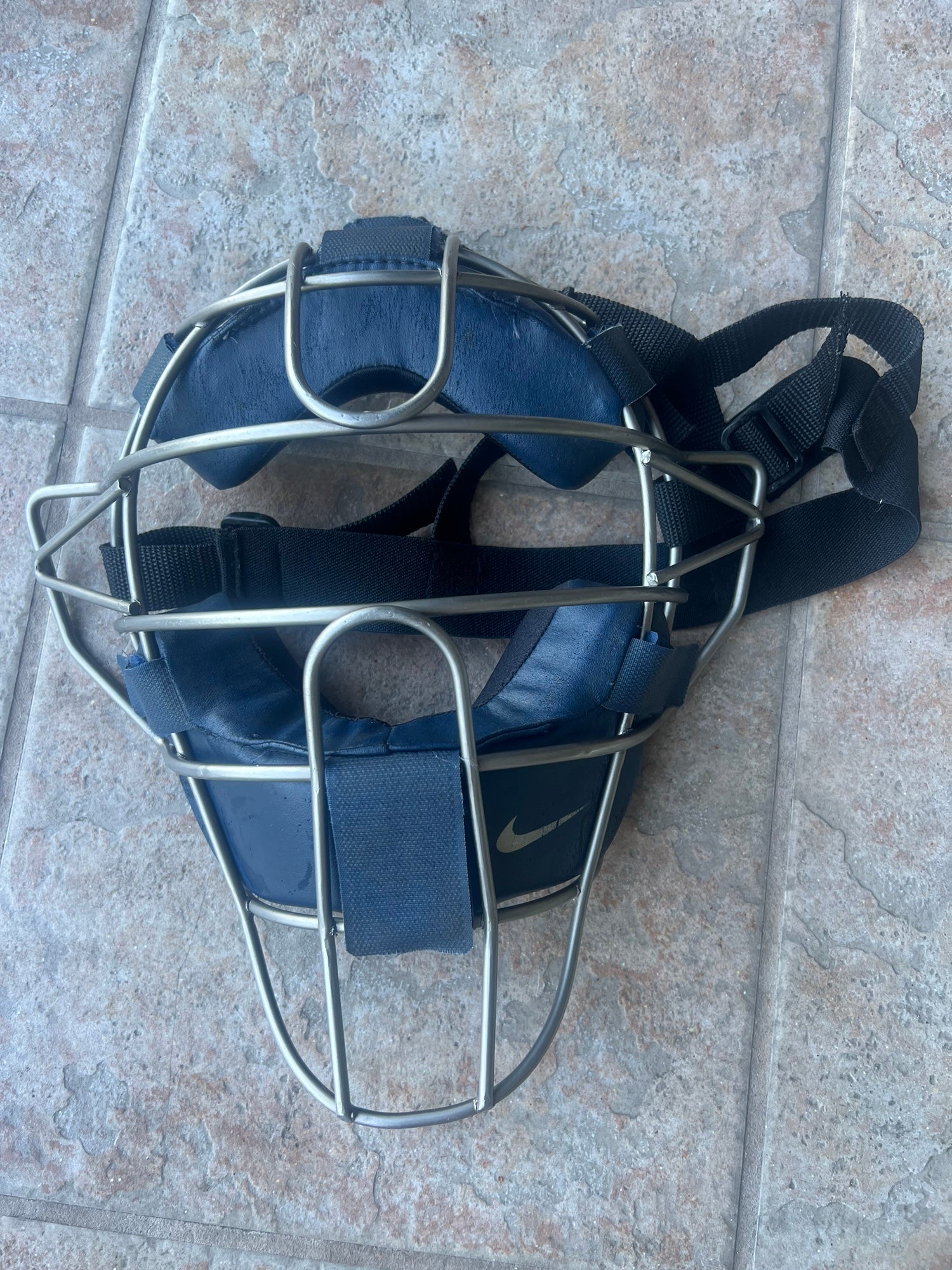 Team Issued Catcher's Gear - Blue and Orange Nike Set - Chest Protector,  Shin Guards, Face Mask and Bag - 2018 Season
