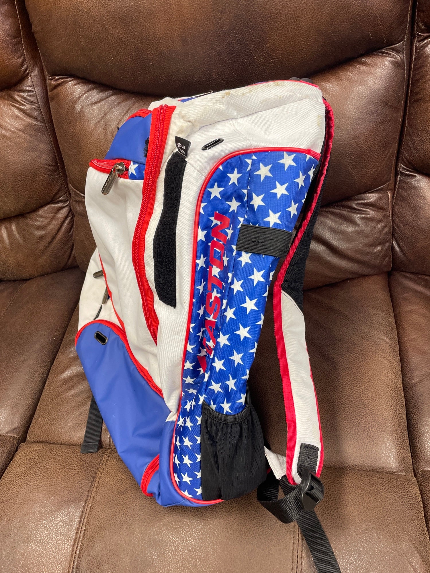 Easton Catcher's Wheeled Bag Stars & Stripes