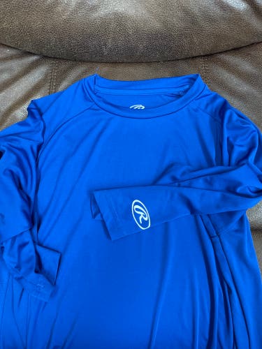 Rawlings 3/4 Compression Baseball Shirt Size M