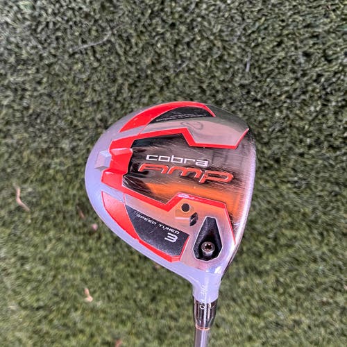 Men's Right Handed Regular Flex 3 Wood Cobra AMP Fairway Wood