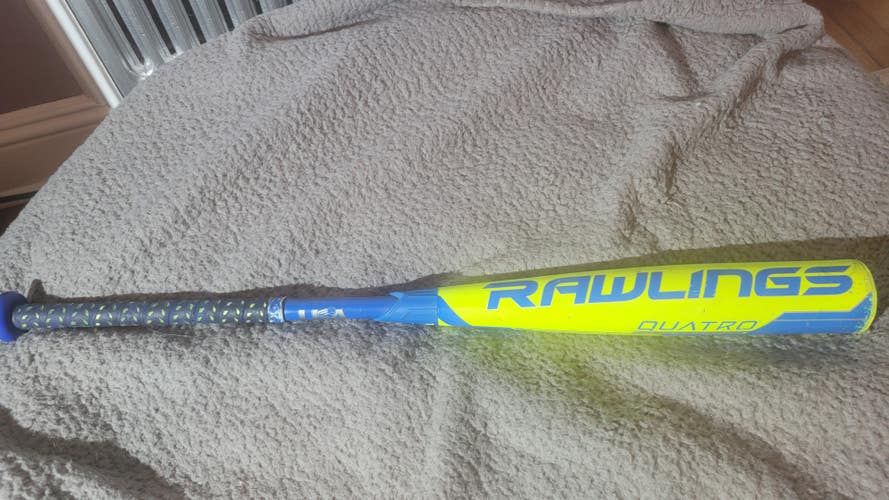 Used Rawlings Composite Quatro Pro Bat (-10) 21 oz 31"