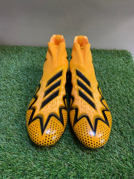Adidas Primeknit Freak Ultra 22 Yellow Football Cleats GZ0469 Men Size 14 NEW