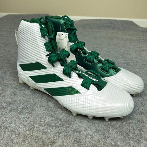 Adidas Mens Football Cleats 16 White Green Shoe Lacrosse Freak Carbon High A3
