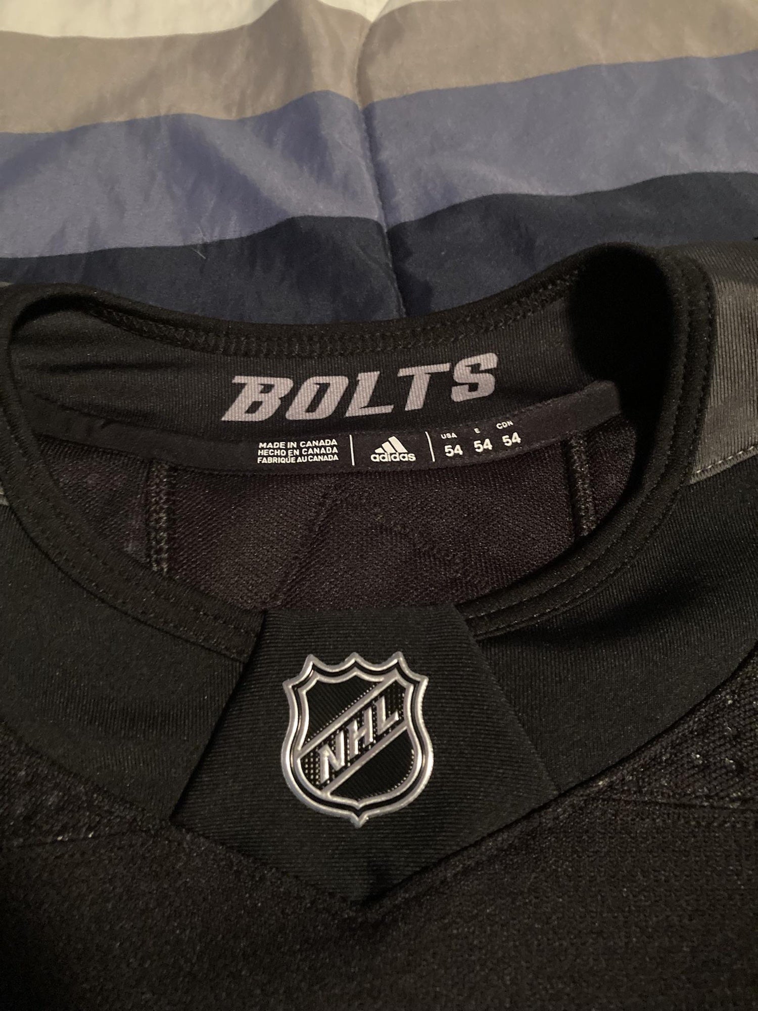 Team Issued NHL MiC Adidas Authentic Tampa Bay Lightning Hockey