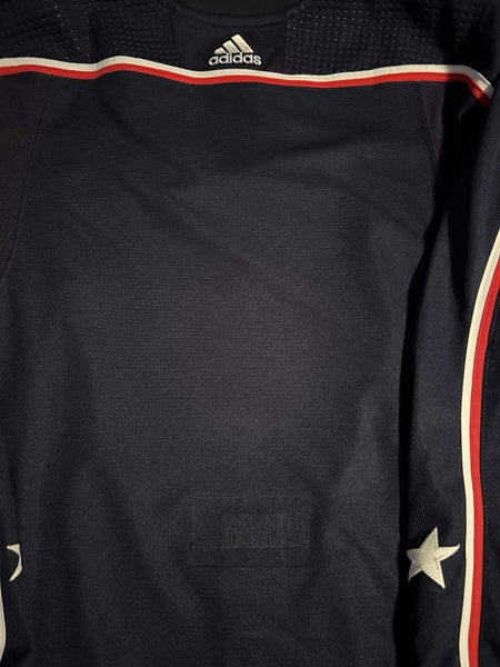Columbus Blue Jackets Team Issued Adidas MiC Alternate Jersey