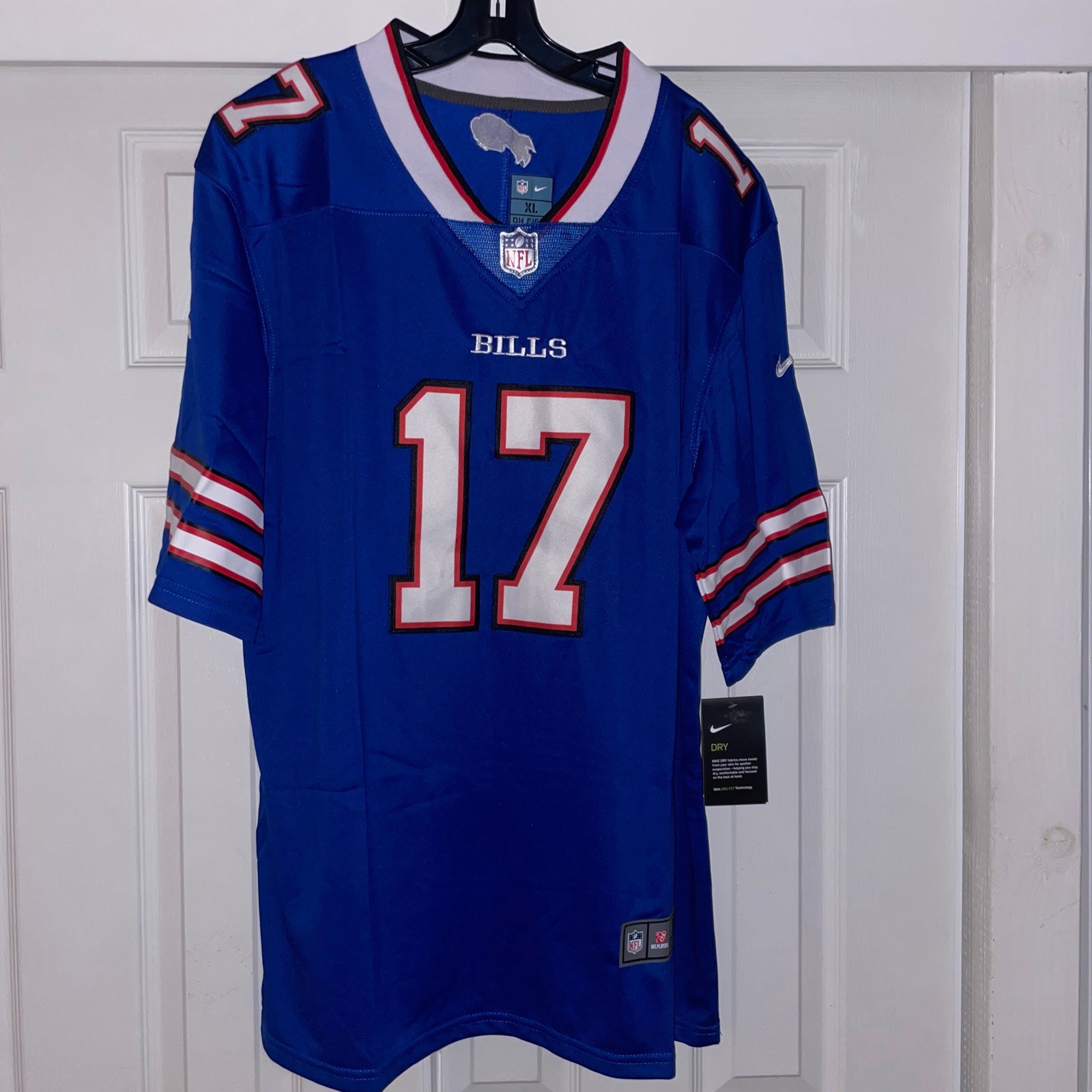 Buffalo Bills Josh Allen Hockey Style Stitched Hoodie Jersey