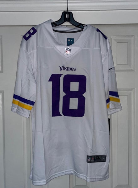 Justin Jefferson Minnesota Vikings Nike Game White Jersey