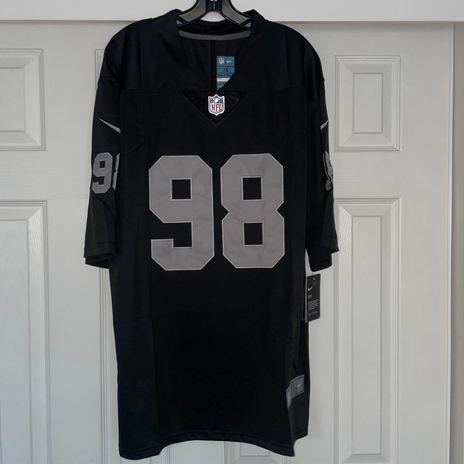 Brand New Las Vegas Raiders Maxx Crosby Jersey With Tags - Size Men's XL